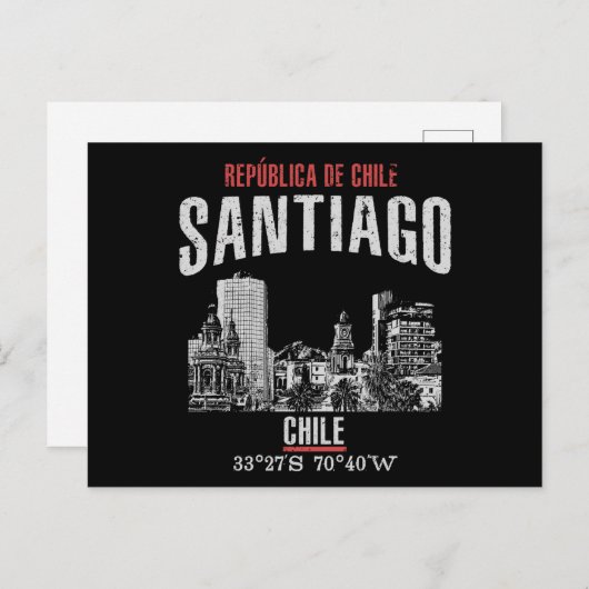 Santiago Briefkaart (Voorkant / Achterkant)