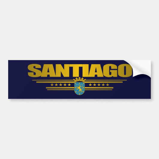Santiago Bumpersticker (Voorkant)