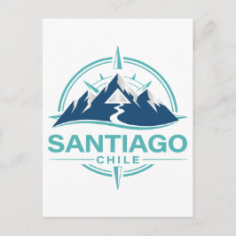 Santiago Chile South America Briefkaart