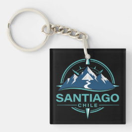 Santiago Chile South America Sleutelhanger