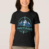 Santiago Chile South America Tri-Blend Shirt (Voorkant)