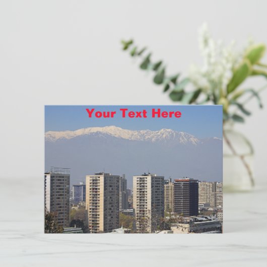  Santiago, Chileense kaart (Staand voorkant)