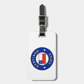 Santiago Chili Bagagelabel (Voorkant verticaal)