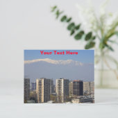  Santiago, Chili Briefkaart (Staand voorkant)
