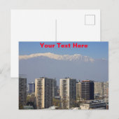  Santiago, Chili Briefkaart (Voorkant / Achterkant)