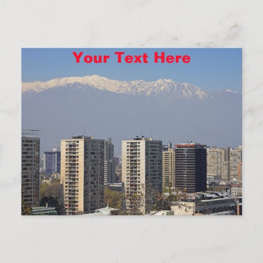  Santiago, Chili Briefkaart (Voorkant)