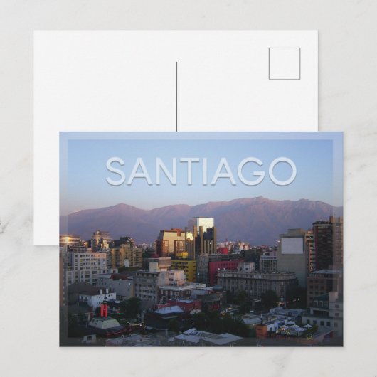 Santiago - Chili Briefkaart (Voorkant / Achterkant)
