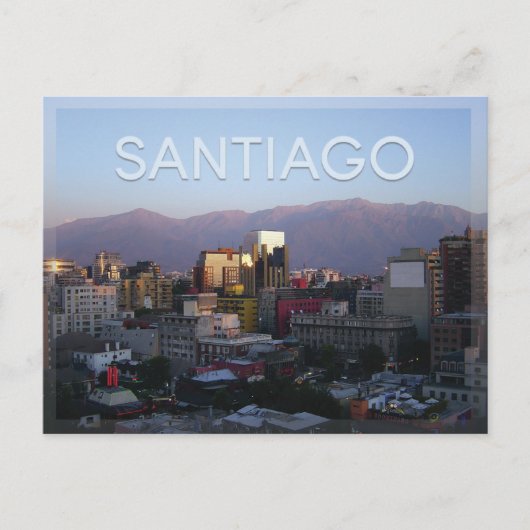 Santiago - Chili Briefkaart (Voorkant)