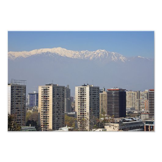 Santiago, Chili Foto Afdruk (Voorkant)