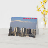 Santiago, Chili Kaart (Gele Bloem)