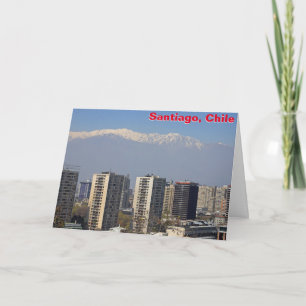 Santiago, Chili Kaart
