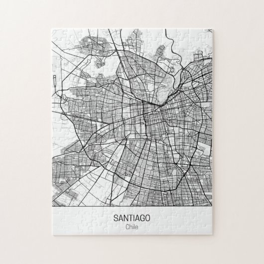 Santiago Chili Legpuzzel (Verticaal)