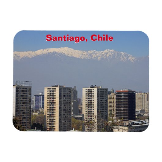 Santiago, Chili Magneet (Horizontaal)