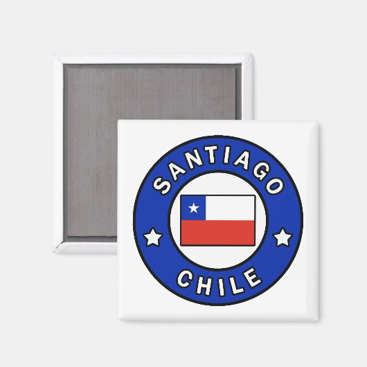 Santiago Chili Magneet (Voorkant / Achterkant)