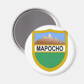 Santiago, Chili Magneet (Voorkant / Achterkant)