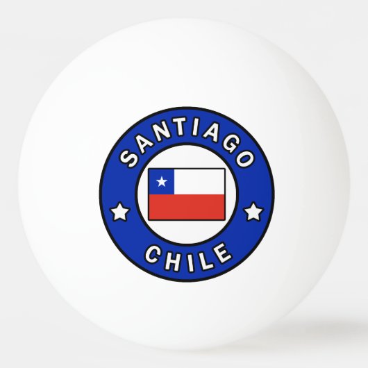 Santiago Chili Pingpongbal (Voorkant)