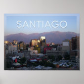 Santiago - Chili Poster (Voorkant)