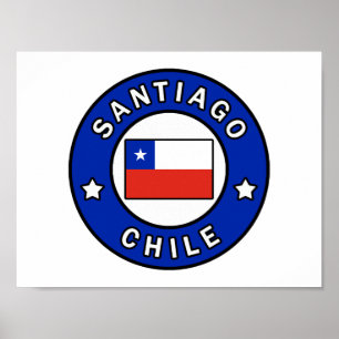 Santiago Chili Poster