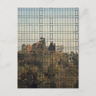Santiago, Chili reflectie Briefkaart