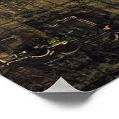 Santiago, Chili reflectie Poster (Hoek)