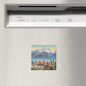 Santiago Chili Reizen Magneet (Insitu (Vaatwasser))