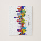 Santiago Chili Skyline Legpuzzel (Verticaal)