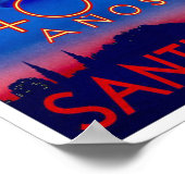 Santiago Chili Vintage Travel Poster (Hoek)