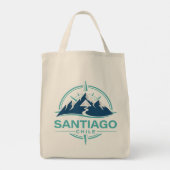 Santiago Chili Zuid-Amerika Tote Bag (Achterkant)