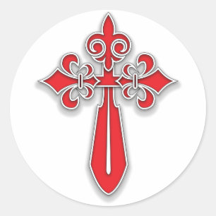 Santiago Cross Ronde Sticker