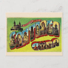 Santiago Cuba Big Letter Postcard vintage style Briefkaart