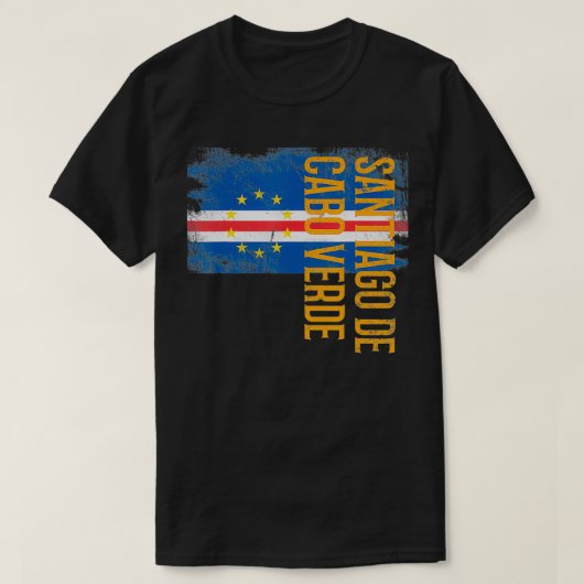 Santiago de Cabo Verde Kaapverdië Verdeans T-shirt (Design voorkant)