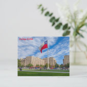 Santiago de Chile, Bandera Bicentenario Briefkaart (Staand voorkant)