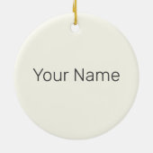 Santiago de Chile City Vakantie Retro Skyline Keramisch Ornament (Achterkant)