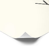 Santiago de Chile City Vakantie Retro Skyline Perfect Poster (Hoek)