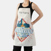 Santiago de Chile City Vakantie Retro Skyline Schort (Insitu)