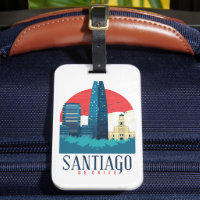 Santiago de Chile Skyline Foto