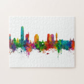 Santiago de Chile Skyline Legpuzzel (Horizontaal)