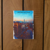 Santiago de Chile Skyline Uitzicht Briefkaart
