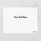 Santiago de Chile  skyline zonsondergang Briefkaart (Achterkant)