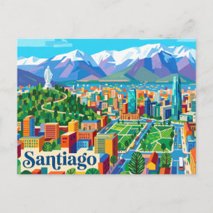 Santiago de Chili Briefkaart