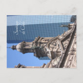 Santiago de Chili, oud en nieuw Briefkaart (Voorkant)