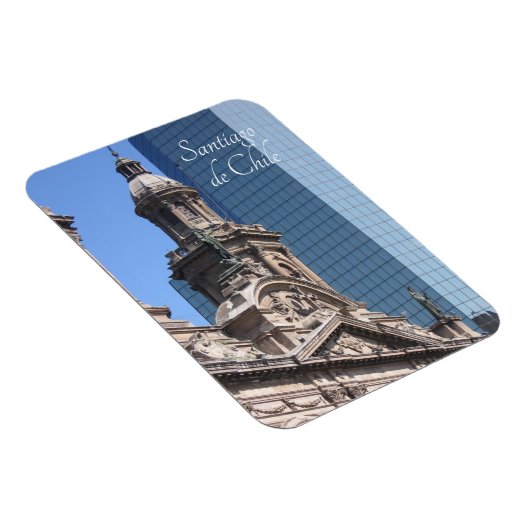 Santiago de Chili, oud en nieuw Magneet (Rechterzijde)