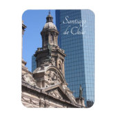 Santiago de Chili, oud en nieuw Magneet (Verticaal)