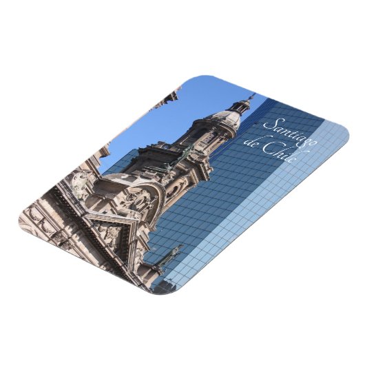 Santiago de Chili, oud en nieuw Magneet (Linkerzijde)