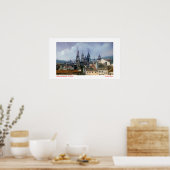 Santiago de Compostela (A Coruña) Poster (Keuken)