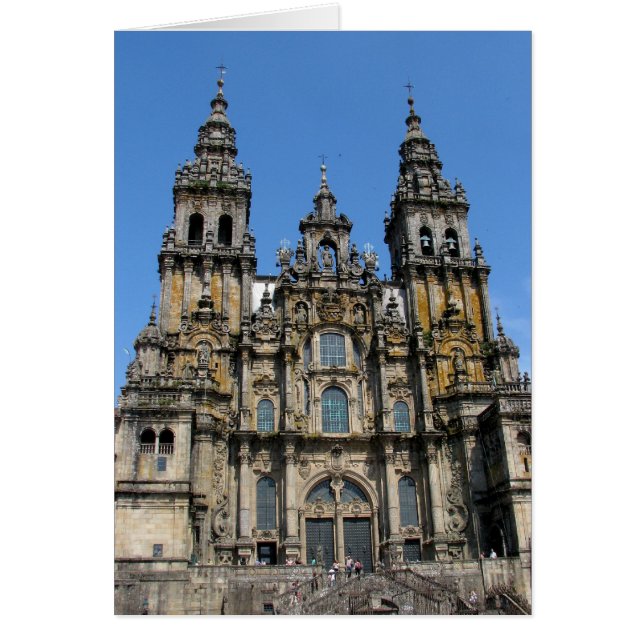 Santiago de Compostela Cathedraal Card (Voorkant)