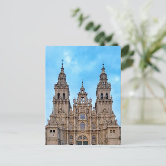 Santiago de Compostela Cathedral Briefkaart (Staand voorkant)