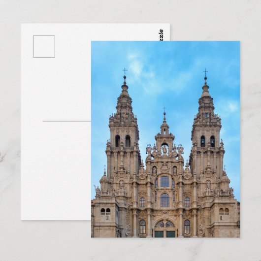 Santiago de Compostela Cathedral Briefkaart (Voorkant / Achterkant)