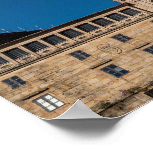 Santiago de Compostela Cathedral Poster (Hoek)