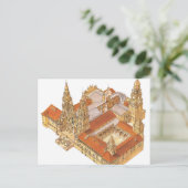 Santiago de Compostela Cathedral Spanje Briefkaart (Staand voorkant)